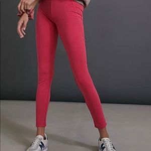Anthro Pink Leggings (Never Worn, Size M)